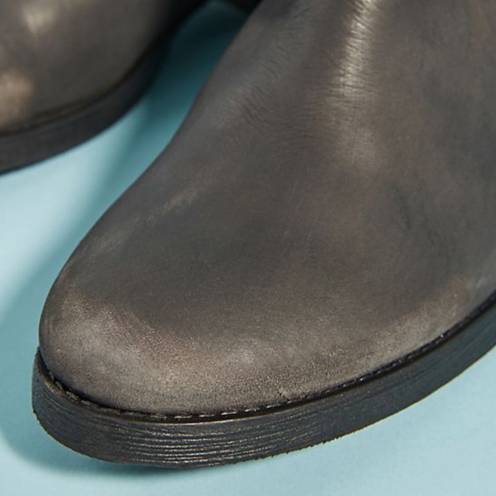 Emmett Distressed Genuine Leather Studded Boot - Picture 3 of 5